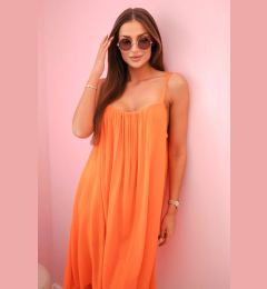 Снимка на Kesi Włoski Viscose dress with straps orange