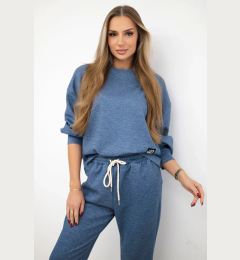 Снимка на Kesi Włoski Viscose set sweatshirt + pants beige melange