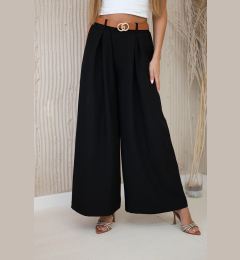 Снимка на Kesi Włoski Wide-leg belted trousers black