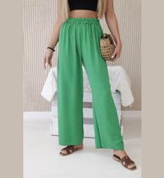 Снимка на Kesi Włoski Wide-leg trousers green