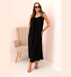 Снимка на Kesi Włoski Women's dress with leopard print straps black