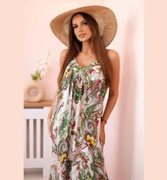 Снимка на Kesi Włoski Women's dress with straps with a loose fit khaki