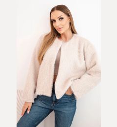Снимка на Kesi Włoski Women's fur jacket without fastening beige