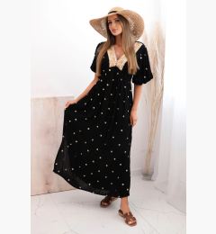 Снимка на Kesi Włoski Women's viscose dress with a tie on the back black