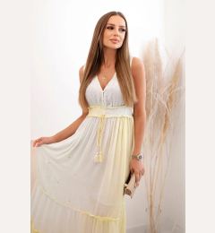 Снимка на Kesi Włoski Women's viscose dress with sequins mint