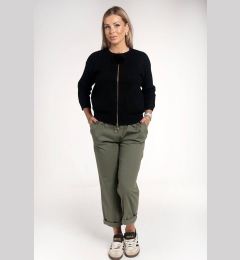 Снимка на Khaki cotton trousers with elastic band