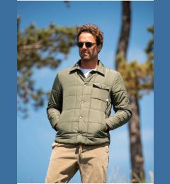 Снимка на Khaki Mens Lightweight Shirt Jacket Brakeburn - Men
