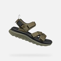 Снимка на Khaki men's sandals Geox Spherica Actif X S - Men's