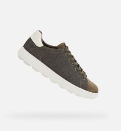 Снимка на Khaki men's sneakers Geox Spherica Ecub-1 - Men's