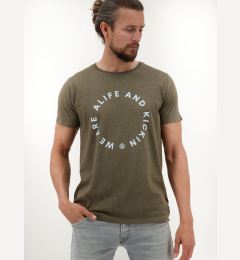 Снимка на Khaki men's T-shirt Alife and Kickin - Men's