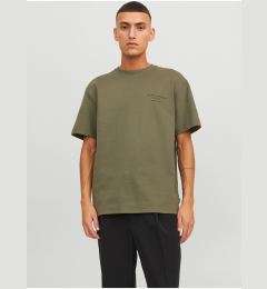 Снимка на Khaki men's T-shirt Jack & Jones Sanchez - Men's