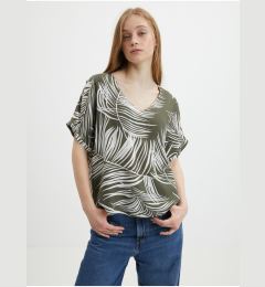 Снимка на Khaki patterned blouse ONLY Augustina - Women