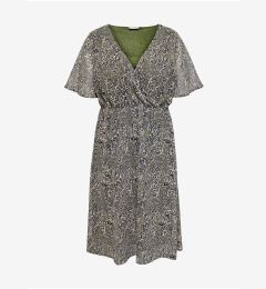 Снимка на Khaki women's patterned dress ONLY CARMAKOMA Inessa - Women's