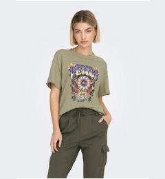 Снимка на Khaki Women's T-Shirt ONLY Lucy - Women