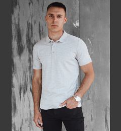 Снимка на Koszulka męska polo jasnoszara Dstreet