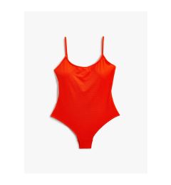 Снимка на Koton Basic Swimsuit Thin Strap U-Neck Covered
