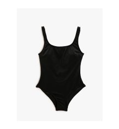 Снимка на Koton Basic Swimsuit U-Neck Strap Covered