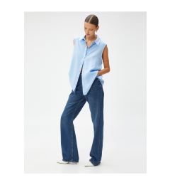 Снимка на Koton Sleeveless Basic Shirt with Buttons