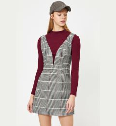 Снимка на Koton Women's Black Plaid Dress