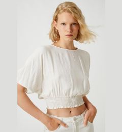 Снимка на Koton Women's Elastic Waist Blouse 2sak60170cw