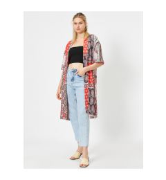 Снимка на Koton Women's Red Patterned Kimono