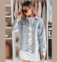 Снимка на Kurtka damska jeansowa oversize BLUEDIVA niebieska Dstreet