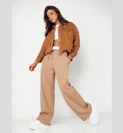 Снимка на Kurtka damska jeansowa oversize MOLI kamelowa Dstreet