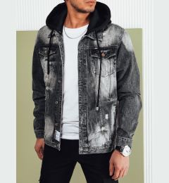 Снимка на Kurtka męska jeansowa ciemnoszara Dstreet