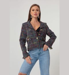 Снимка на Lafaba Women's Black Color Short Jacket