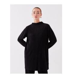 Снимка на LC Waikiki High Collar Plain Long Sleeve Oversize Women's Tunic