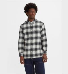 Снимка на Levi&#39;s Black and white men&#39;s checkered shirt Levi&#39;s® Jackson Worker - Men&#39;s