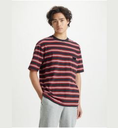 Снимка на Levi&#39;s Black Mens Striped T-Shirt Levi&#39;s® Stay Loose Graphic PKT T Stri - Men