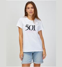Снимка на Levi&#39;s White Ladies T-Shirt Levi&#39;s® 501 - Women