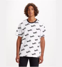 Снимка на Levi&#39;s White men&#39;s patterned t-shirt Levi&#39;s® Poster - Men&#39;s