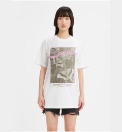 Снимка на Levi&#39;s White women&#39;s oversize t-shirt Levi&#39;s® Antisocial - Women&#39;s