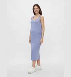 Снимка на Light blue basic maternity maxi dress Mama.licious Lea - Women's
