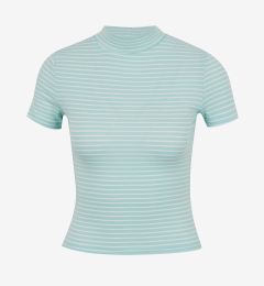 Снимка на Light Blue Striped Crop Top TALLY WEiJL - Women