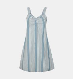 Снимка на Light blue striped dress with straps VERO MODA Akela - Women