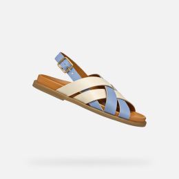 Снимка на Light blue women's sandals Geox Adelash - Women's
