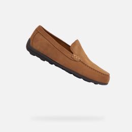 Снимка на Light brown men's moccasins Geox Spherica EC16 - Men's