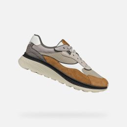 Снимка на Light brown men's sneakers Geox Spherica Actif X1 - Men