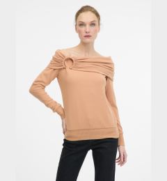 Снимка на Light brown women's long-sleeved T-shirt ORSAY - Women's