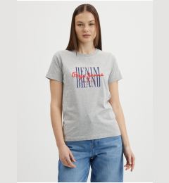 Снимка на Light gray women's T-shirt Pepe Jeans Camille - Women