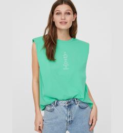 Снимка на Light green T-shirt with inscription VERO MODA Hollie - Women