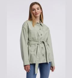 Снимка на Light green women's patterned denim jacket ORSAY