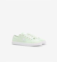 Снимка на Light green women's striped sneakers Tommy Hilfiger - Women's