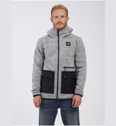 Снимка на Light Grey Men's Hooded Jacket Picture Ambroze - Men's
