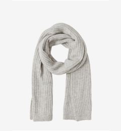 Снимка на Light grey women's wool scarf Pieces Jeslin - Women's