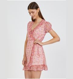 Снимка на Light Pink Floral Wrap Dress TALLY WEiJL - Women