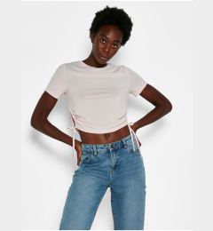 Снимка на Light pink T-Shirt Noisy May Line - Women